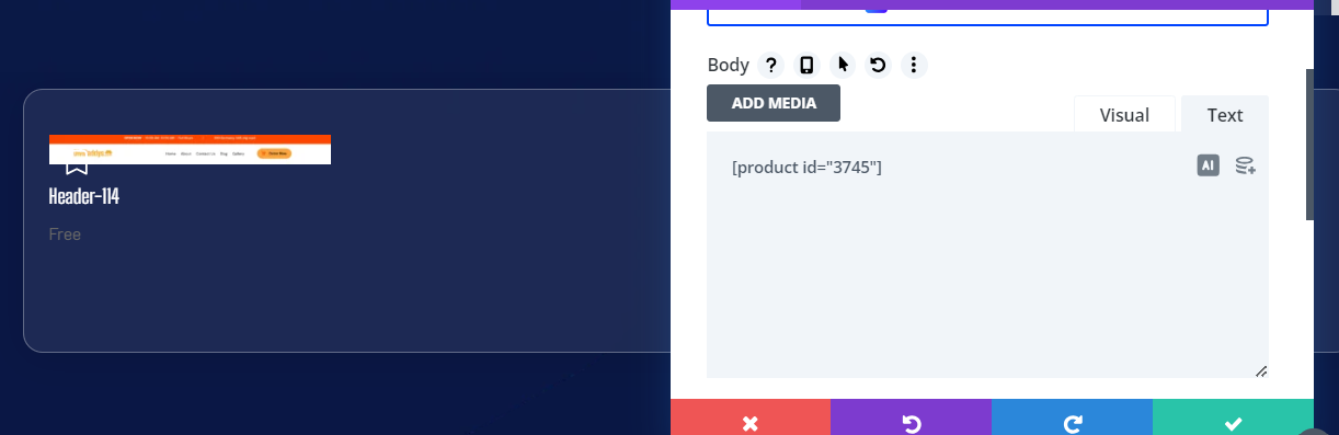 Divi shortcodes for eCommerce image